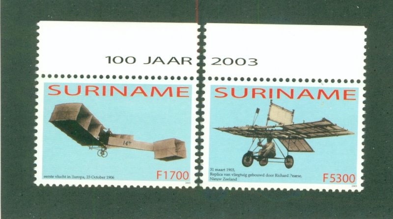 SURINAM 1308-09 MNH CV $6.75 BIN $3.50 