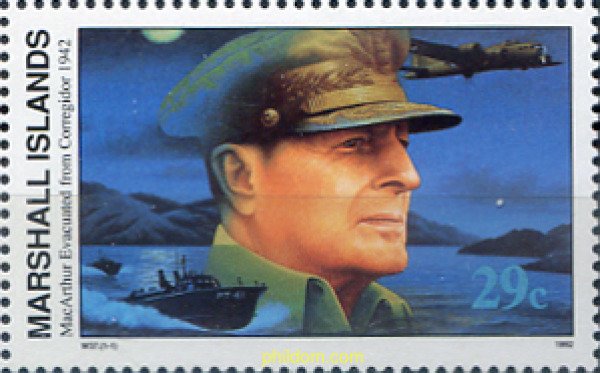 342550 MNH MARSHALL Islas 1992 GENERAL MAC ARTHUR