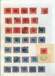 Czech Republic Postage Dues M&U Collection (Apx 180+Items) Mzt 828