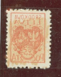 Poland/Central Lithuania #1 Mint (NH) Single