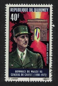 Dahomey General Charles de Gaulle 2v 1971 CTO SC#C136 SG#427 MI#444