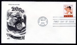 US 3369 Millennium Artcraft U/A FDC