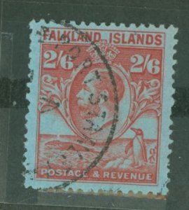 Falkland Islands #61 Used Single