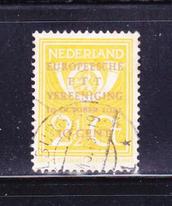 Netherlands 244 Set U Post Horn and Lion (C)