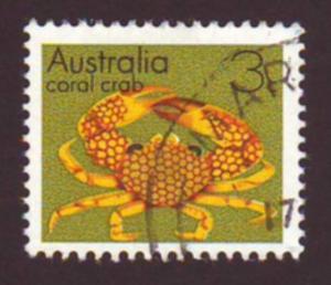 Australia 1973 Sc#556, SG#547 3c  Coral Crab USED.