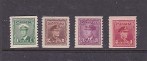 Canada 1948 Sc 278-281 set MH/MNH