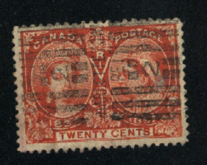 Canada #59  used  VF 1897   PD