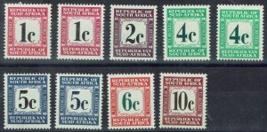 SOUTH AFRICA 1961 POSTAGE DUE SET MNH **