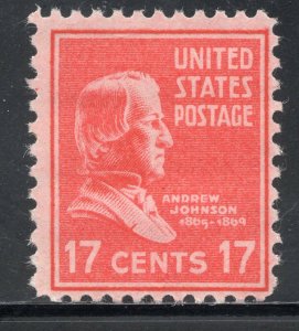 822 * ANDREW JOHNSON * PRESIDENT 1865 - 1869 *  US Postage Stamp  MNH