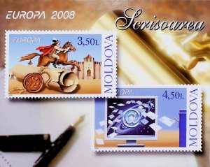 2008 MOLDOVA Europe CEPT The Letter Writing MNH** 19161 Booklet-