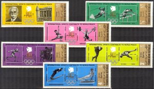 {Y087} Yemen 1971 Olympics Games set of 6 MNH** Mi.:1295/1300 5,00Eur