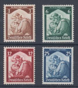 Germany Sc 448-451 MNH. 1935 Return of the Saar to Germany, cplt set, F-VF