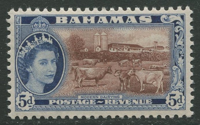 STAMP STATION PERTH Bahamas #191 QEII Pictorial Definitive 1954 MLH