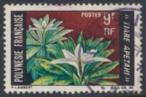 French Polnesia / Oceania     SC# 245   Used   Flowers  see details & scans 