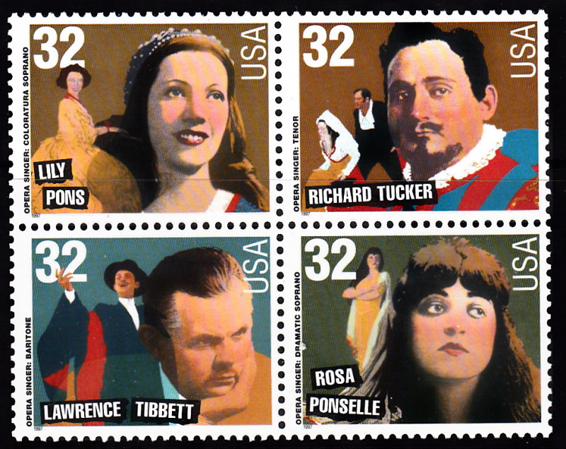 United States #3157a, Opera Singers, MNH, Please see the description.