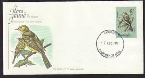 Barbados 508 Bird 1979 U/A FDC 