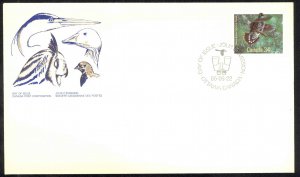 Canada Sc# 1098 (official cachet) FDC (a) 1986 5.22 Birds