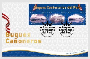 Peru FDC 2022 , Gunboats