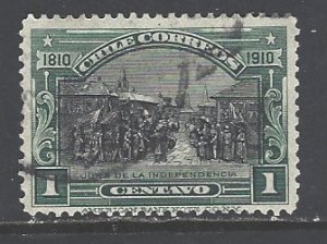 Chile Sc # 83 used  (DT)