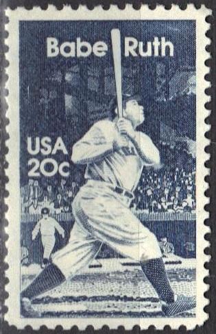 #2046, Single.  \Babe Ruth\  MNH,  .20 cent