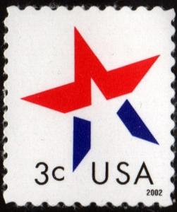 SC#3614 3¢ Star Single (2002) SA