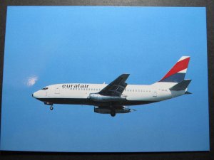 10099 Aviation Postcard EURALAIR Airlines BOING 737-200-