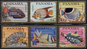 Panama 1968, Fish 6v, MNH