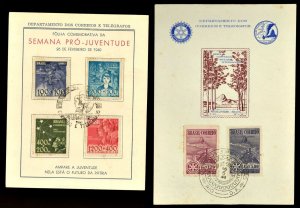 BRAZIL C66 - 67 & B 8 - 11 ~ On Event Card