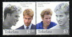 Tokelau Stamp 323  - Prince William, 21st birthday