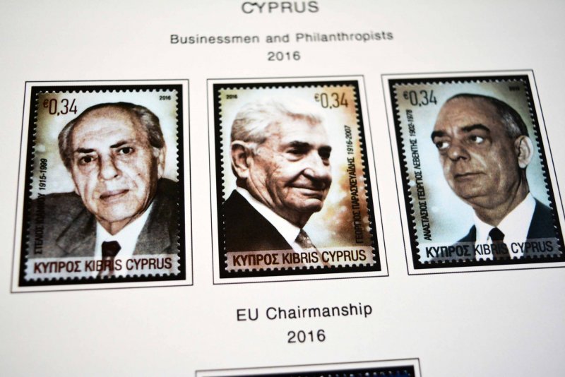 COLOR PRINTED GREEK CYPRUS 2011-2020 STAMP ALBUM PAGES (41 illustr. pages)