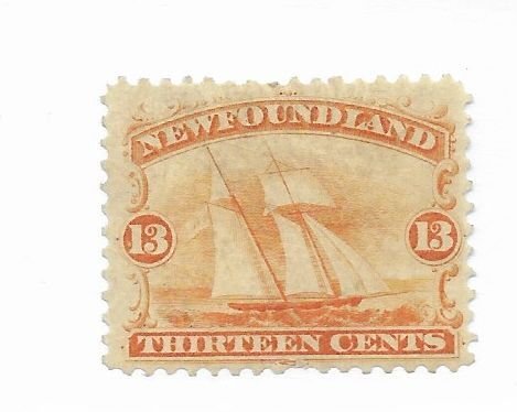 Newfoundland #30 MH LH F-VF - Stamp