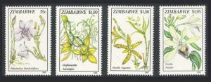 Zimbabwe Orchids 4v SG#860-863