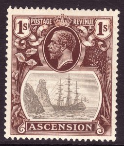 1924 Ascension King George V KGV 1/ Seal of Colony issue MLH Sc# 19 CV $25.00