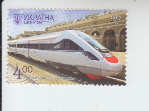 2017 Ukraine Poltava City ECr1 Tarpan Train  (Scott 1118) MNH