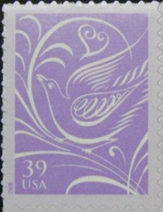 2006 39c Dove, Wedding Special Issue, SA Scott 3998 Mint F/VF NH