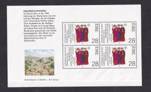 Ireland   #748c   MNH  1989  Saints booklet pane of 4, German