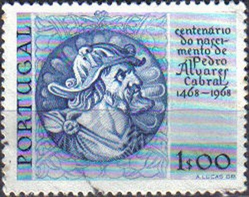 PORTUGAL, 1968, used 1e 500th Birth Anniv of Pedro Alvares Cabral (explorer).