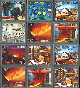 Bhutan 103-103K, MNH, History of Steel Making