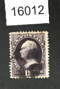 MOMEN: US STAMPS # 162 USED $150 LOT #16012