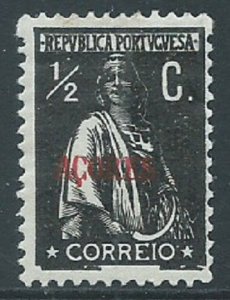 Azores, Sc #156, 1/2c MH