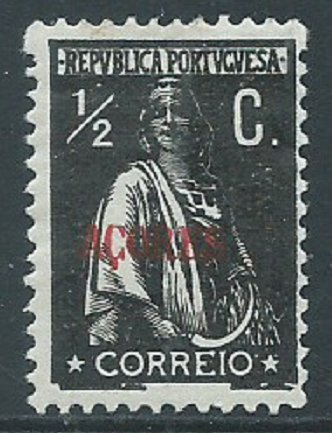 Azores, Sc #156, 1/2c MH