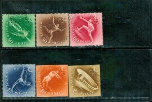 Hungary Olympics , 6 stamps Lot 3