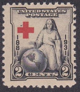 U.S. # 690, Red Cross, NH