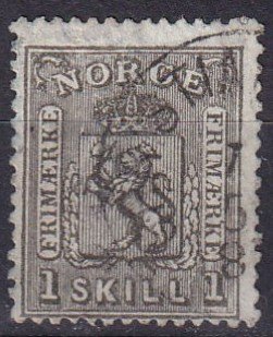 Norway #11  F-VF  Used CV $55.00 (Z6457)