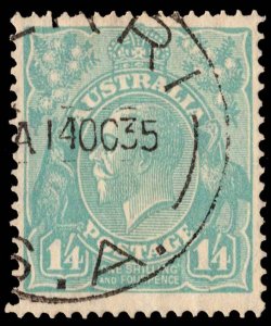 Australia Scott 124 Used.