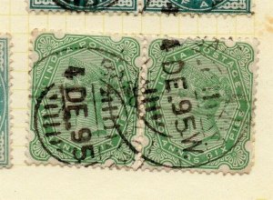 India 1902 Early Issue Fine Used 6p. Postmark 325969