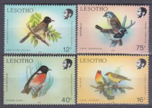 1988 Lesotho 682-683,686,689 Birds  3,50 €