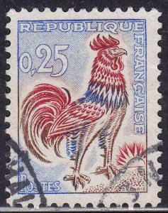 France 1024 Gallic Cock 1962