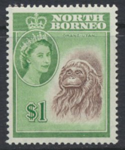 North Borneo  SG 403  SC# 292  MLH  Orangutan  see scans  and details 