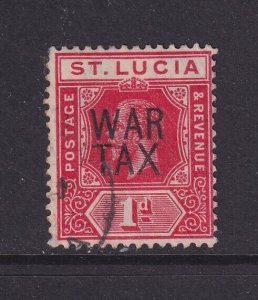 St. Lucia, Scott MR1 (SG 89), used